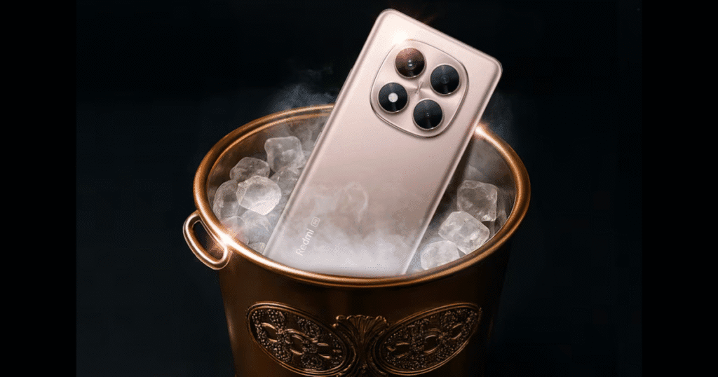 Redmi Note 14 Pro 5G series Champagne Gold Color Variant